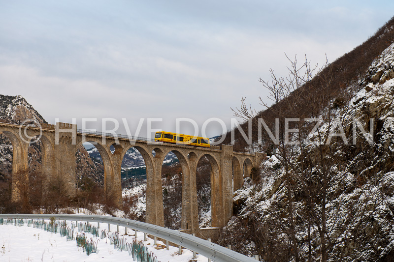 6446-0150800-CERDAGNE TRAIN JAUNE- SEJOURNE-O